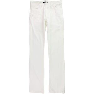 Rogue State Mens Solid Casual Trouser Pants, White, NWT